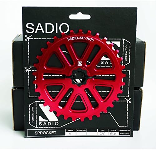 SADIO Red Sprockets Crank 33T