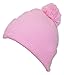 BWH Quality Solid Color Cuffed Hat W/Large Pom Pom (One Size)(Fits Large Heads)