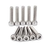【ノーブランド品】M6x30　A2　ステンレス製　ネジ　六角　キャップ　ヘッド　ソケット　アレン　キー　ボルト　10個