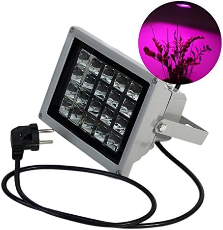 LVJING® 40W LED Flood Grow Light Panel Red + Blue for Indoor Flowering Plants and Hydroponics System