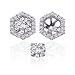 14K White Gold 1/4 ct. Diamond Earring Jackets