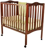 Dream On Me 2 in 1 Lightweight Folding Portable Stationary Side Crib, Cherry 51 rf5e4quL. SL160 Dream On Me 2 in 1 Lightweight Folding Portable Stationary Side Crib, Cherry
