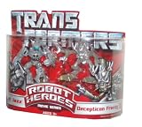 Transformers Movie Series Robot Heroes 2 Pack 2 Inch Tall Robot Action Figure - Autobot Jazz vs Decepticon Frenzy (Note: These figures do not transform)