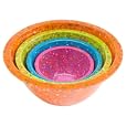 Zak Designs Assorted Brights  Mixing Bowls, Set of 4