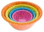 Zak Designs Confetti Assorted Brights Mixing Bowls, Set of 4