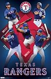 Texas Rangers 2011 Collage Young Kinsler Hamilton Beltre Cruz Sports Poster Print - 22x34 Poster Print, 22x34