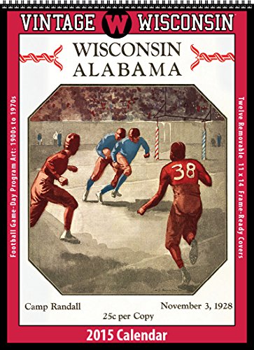 Wisconsin Badgers 2015 Vintage Football Calendar
