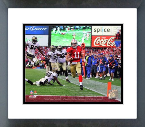 49ers Alex Smith TD Run NFC Division Playoff Game Framed Picture 8x10