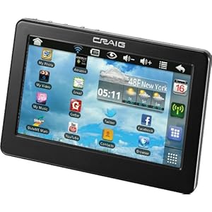 Craig Electronics Craig CMP736e 4.3-Inch Color Touchscreen Tablet
