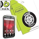 Spare Products (6 Pack) of Motorola Droid Bionic Screen Protectors (DIAMOND ....