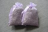 Lavender Sachets - 2 Large Lavender-colored 4 x 6 Bags