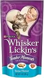 Whisker Lickins Tender Moments Tuna Flavor Cat Treats, 3-Ounce Pouches (Pack of 20)