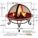 COPPER BOWL OUTDOOR FIREPLACE