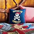 Company Kids Treasure Map Decorative Pillow