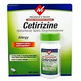 Members Mark Cetirizine Allergy, Tablets, 350-Count