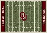 Oklahoma Sooners 5 4 x 7 8 NCAA Home Field Area Rug