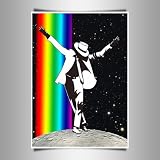 MICHAEL JACKSON MOONWALKER RIP A1 CANVAS ART PRINT