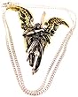 St. Michael Archangel Two-Tone Pendant Necklace Saint