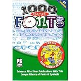 1000 Best Fonts / 4000 Family Clip Art Twin Pack (輸入版)