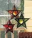 Hanging Glass Star Candle Holder - Set of 3