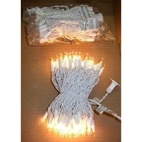 Bright 5 sets 100 Clear/White Christmas Wedding Lights 120 feet