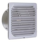 西邦工業 SEIHO KXD100SC 外壁用ステンレス製換気口 (フラットグリル) 角型ガラリ 防火ダンパー 低圧損