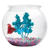 Kollercraft BC044076 Aqua Accents BL20RPET Round Plastic Bowl, 2 gallon
