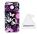 iPhone 6 Case,Butterfly Flower Printed Gel Silicone Soft Case Cover Skin For Apple iPhone 6 4.7 inch With a Free Cleaning Cloth As a Gift