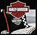 Harley-Davidson Racing Flag Pillow Sham