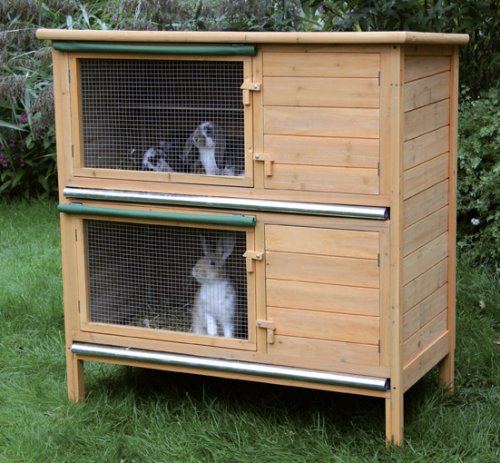 Maxi-Pet 84420 Kleintierstall 2-stöckig, 116 x 60 x 120 cm