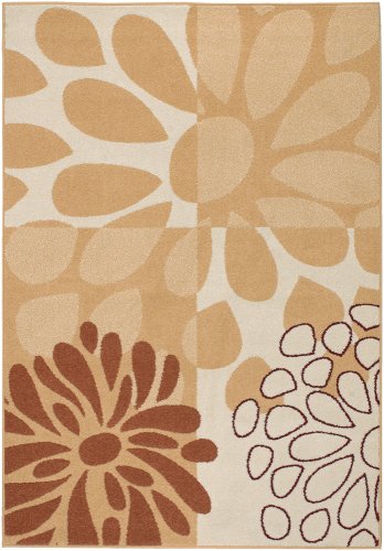 Surya Rustica 2-Feet 3-Inch by 4-Feet 3-Inch Rug, Orange