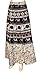 New Boho Bollywood Designer Womens Cotton Elephant Block Print Sarong Skirt Wraparound Dress India