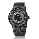 ORIS GENTS WATCH BLACK DIAL DAY DATE Rubber STRAP 735-7634-4764-RU