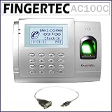 Fingertec AC-100C Full Color Biometric Time Attendance System for 3000 Fingerprints + Serial to USB Aadapter