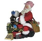 Kurt Adler Santa on train