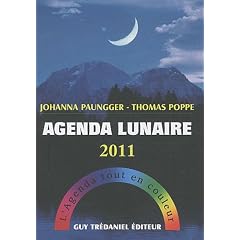 Agenda Lunaire 2011 : L'agenda tout en couleur