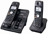 Panasonic KX-TG6052B 5.8 GHz FHSS Expandable Digital Cordless Phone System with 2 Handsets