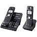 Panasonic KX-TG6052B 5.8 GHz FHSS Expandable Digital Cordless Phone System with 2 Handsets