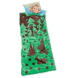 Woodland Wonder Sleeping Bag, in Green 