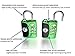 TSA Accepted 3 Digit Combination Luggage Lock for Travel Open Search Alert Indicator Heavy Duty, Sturdy, Quality Construction, Durable, Customs Friendly Free Ebook 2 Locks (1 Green and 1 Silver)
