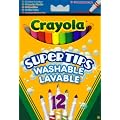 Crayola - Loisir Cr�atif - 12 Feutres � Dessiner Lavables Couleurs Vives