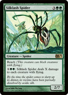 Magic: the Gathering - Silklash Spider (191) - Magic 2013 On Sale