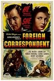 Foreign Correspondent 27 x 40 (approx.) Poster
