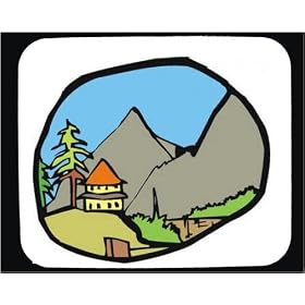 Click here to buy Mouse Pad with mountain, South America, trees, hill, area, Columbia, region, building,... by SHOPZEUS.
