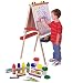 Melissa & Doug Deluxe Standing Easel & Companion Supply Set Bundle