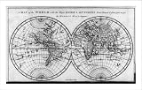 Historic Print (L): A map of the world with ships DUKE & DUTCHESS' tract round it from 1708 to 1711, by Herm