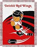NHL Detroit Red Wings 36-Inch-by-46-Inch Woven Jacquard Baby Throw