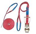 Slackstar SL81792-15/35 Slackline Set guide 2teilig für Einsteiger, rot