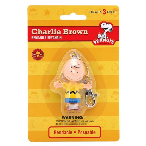 peanuts charlie brown 25 bendable keychain cheap price