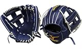 <一般軟式グラブ><BR>MIZUNO グローバル 松井モデル 外野手用 Dブルー×シルバー 2008NEWモデル 2GN36507-2903